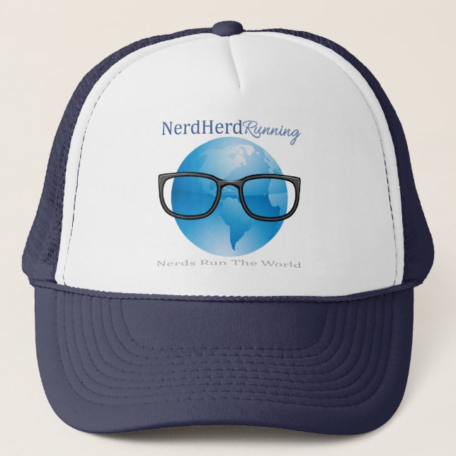 Nerd Herd Running Trucker Hat (Front)
