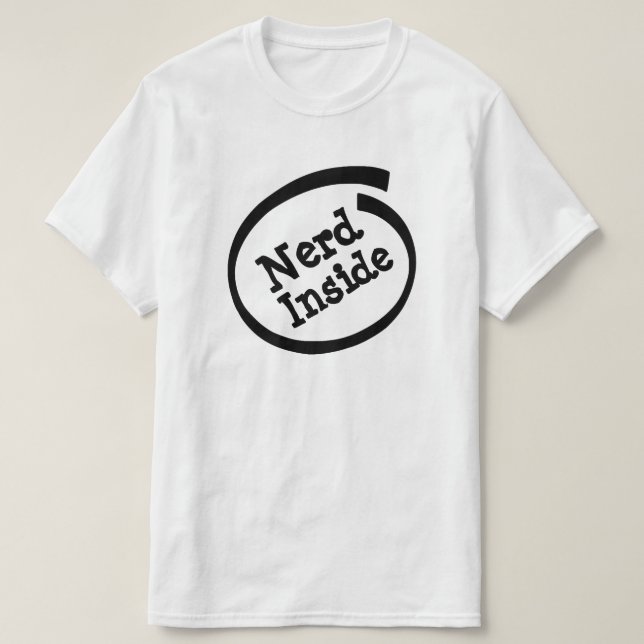 Nerd Inside T-Shirt (Design Front)