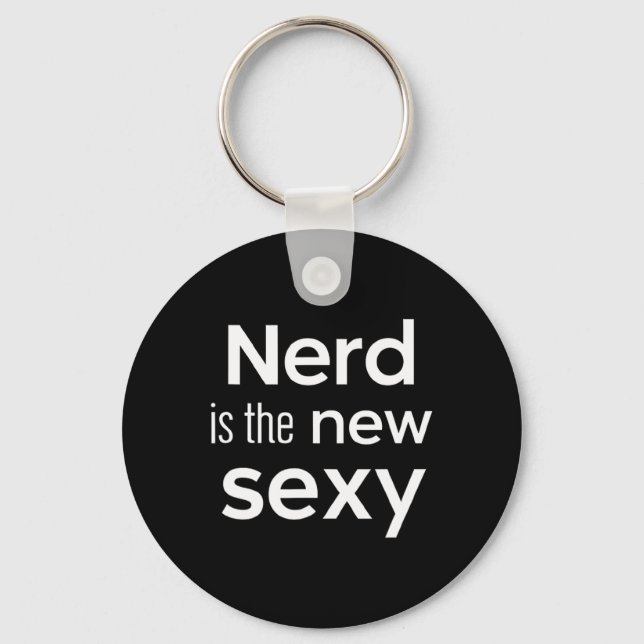 Nerd Is The New Y Gamers Software Engineers Origin Keychain (Front)