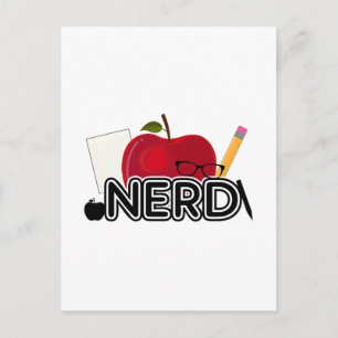 Nerd - Logo Postcard