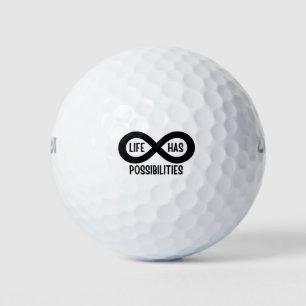 Nerd Mathematics Life Has Possibilities Golf Balls