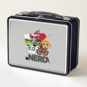Nerd metal lunch box