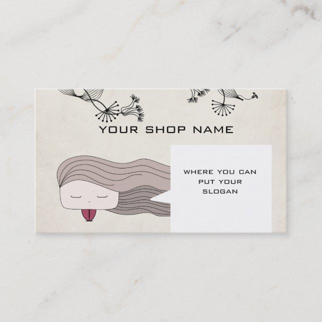 nerd monkey business card (Front)