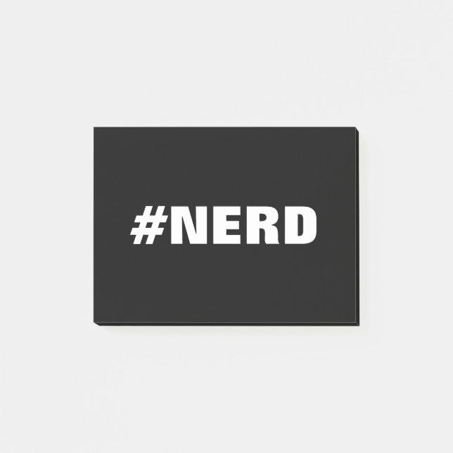 #Nerd Post-it® Notes (Front)