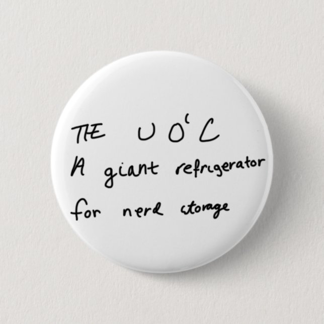 Nerd storage 2 inch round button (Front)