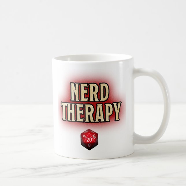 Nerd Therapy Podcast Mug (Right)