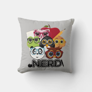 Nerd  throw pillow