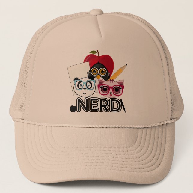 Nerd Trucker Hat (Front)