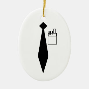 Nerd Uniform Ceramic Ornament