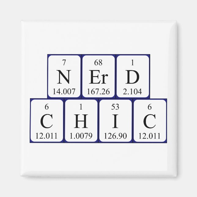 NerdChic periodic table phrase magnet (Front)