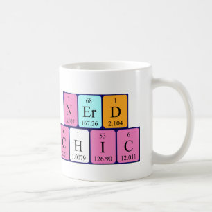 NerdChic periodic table phrase mug