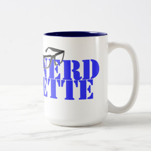 Nerdette Two-Tone Coffee Mug
