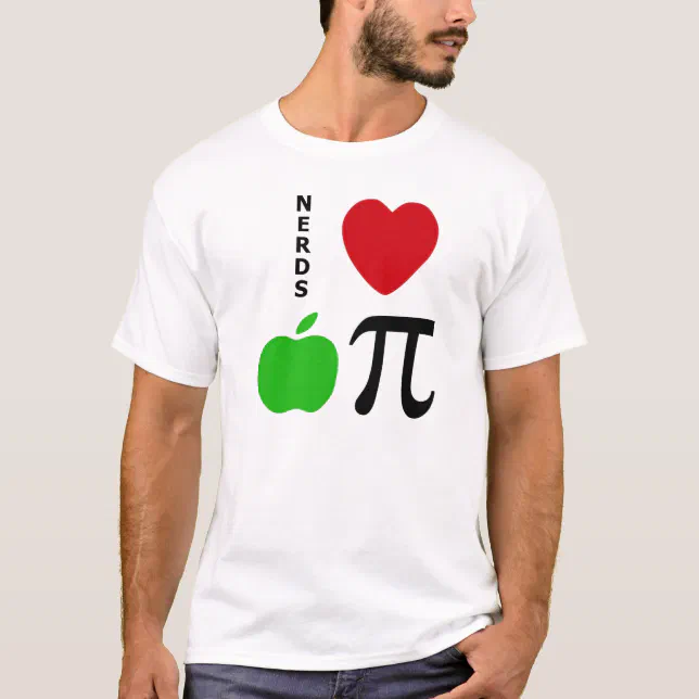 Nerds Love Apple Pie T-Shirt | Zazzle