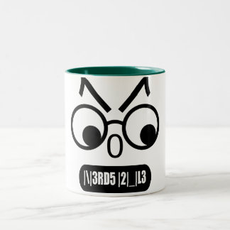 Nerds Rule Two-Tone Coffee Mug