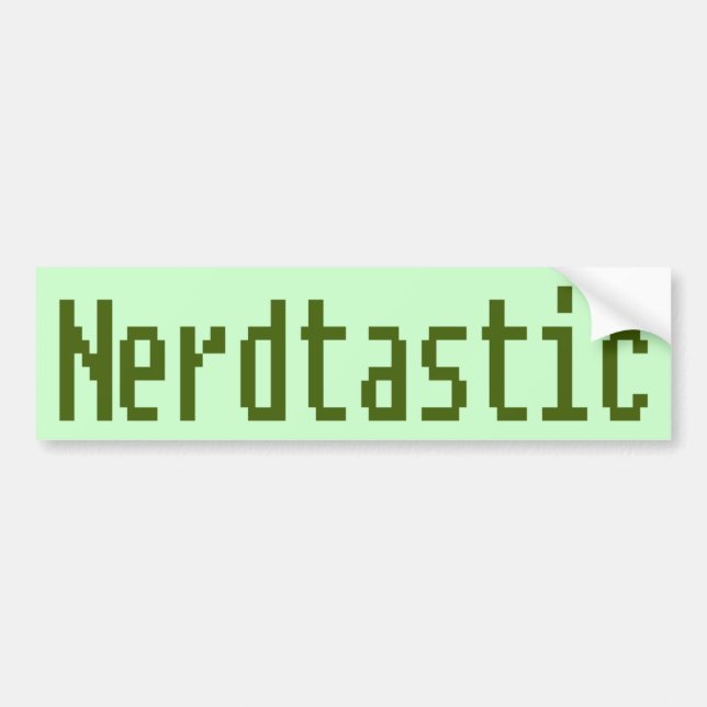 Nerdtastic Bumper Sticker (Front)