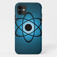 Nerdy Atomic BT iPhone 5 Case, Blue