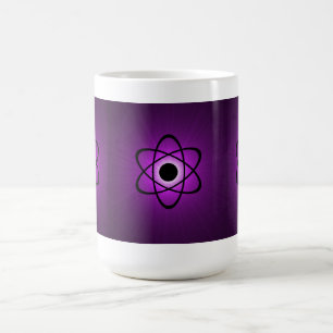 Nerdy Atomic Mug, Purple Coffee Mug