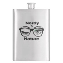 Nerdy by Nature Funny Geek Design with Glasses