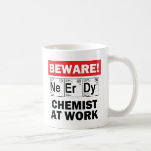 nerdy chemist coffee mug