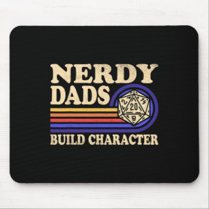 Nerdy Dad Rpg Gaming D20 Tabletop Games Funny Rpg Mouse Pad
