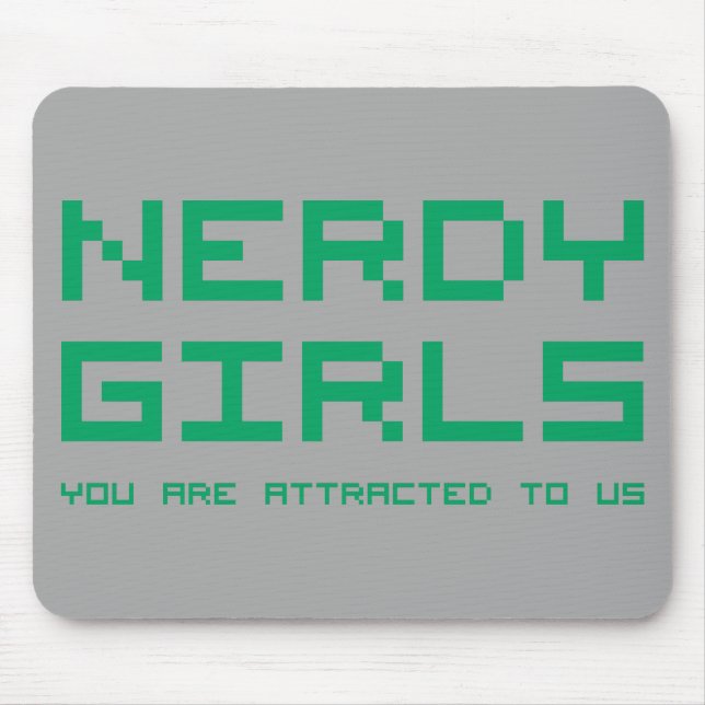 Nerdy Girls 2 Mouse Pad (Front)