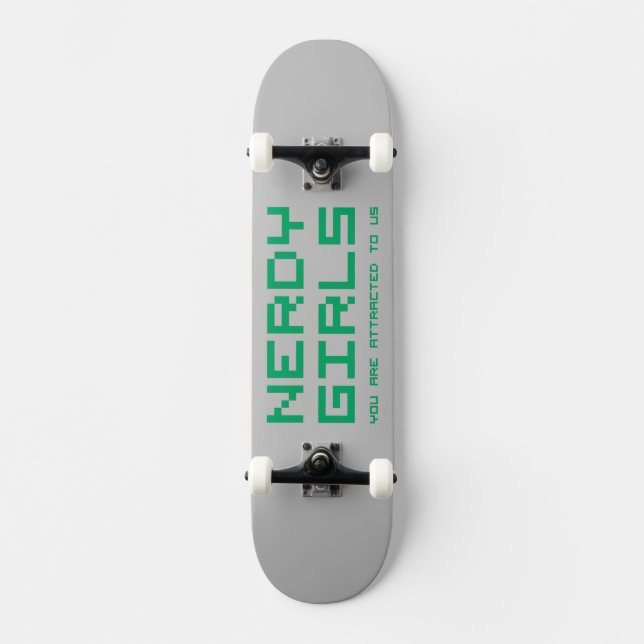Nerdy Girls 2 Skateboard (Front)