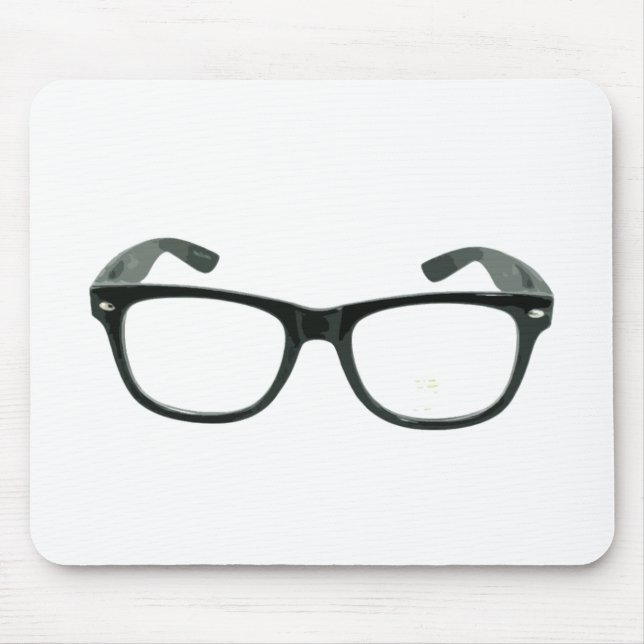 Nerdy Glasses Mousepad (Front)