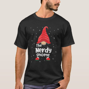 Nerdy Gnome Family Matching Christmas Funny Pajama T-Shirt