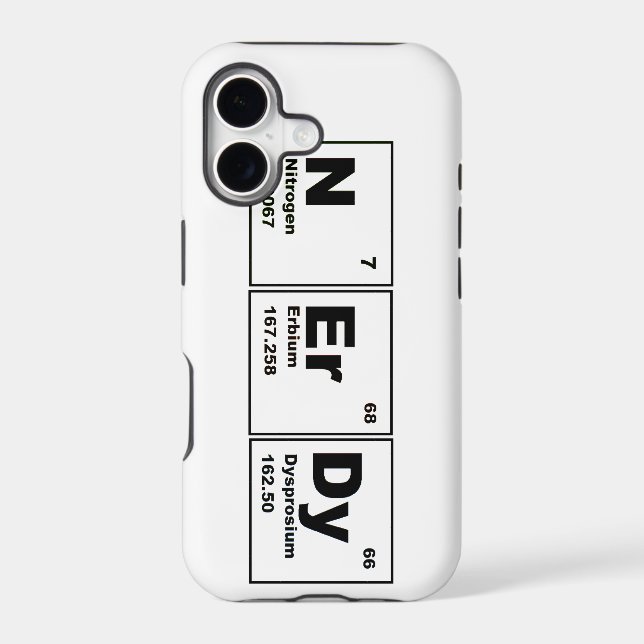 Nerdy iphone case (Back)