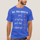 Nerdy Math Equation Mathematics Science Geometry  T-Shirt<br><div class="desc">Nerdy Math Equation Mathematics Science Geometry  .</div>