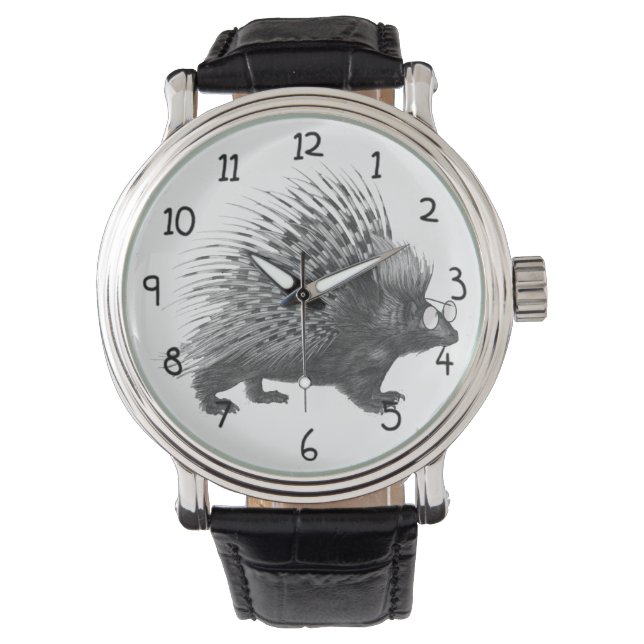 Nerdy Porcupine Watch (Front)