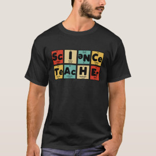 Nerdy Science Teacher Periodic Table Elements T-Shirt