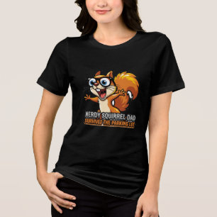 Nerdy Squirrel Dad Parking Lot Shirt
