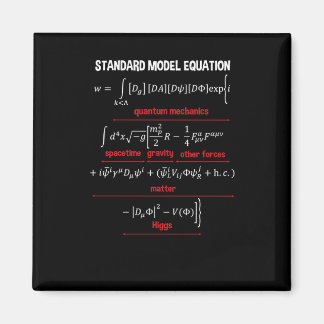 Nerdy Standard Model Equation – Gift For Physics2  Magnet