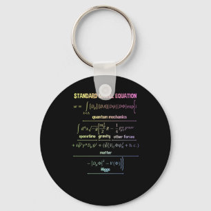 Nerdy Standard Model Equation – Gift For Physics Keychain