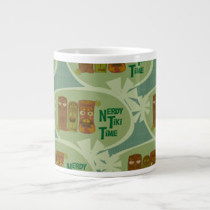 Nerdy Tiki Time Large Coffee Mug