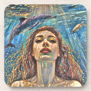 “Nerena” Beneath Still Waters Coaster