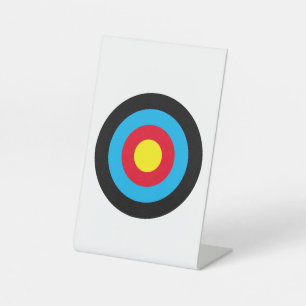 Nerf Gun Target Pedestal Sign