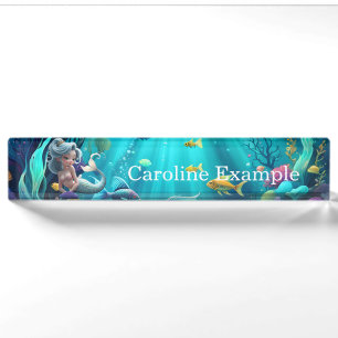 Nerina – The Gentle Mermaid of Coral Dreams.  Nameplate