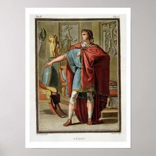 Nero, costume for 'Britannicus' Poster (Front)