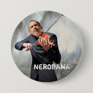 NEROBAMA 3 INCH ROUND BUTTON