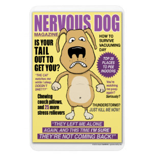 Nervous Dog Magazine 4'' x 6'' Photo Magnet