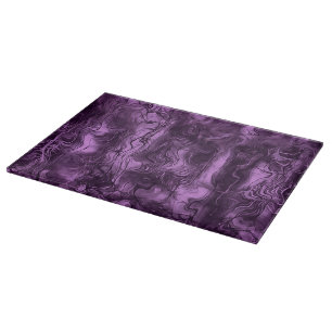 Nervous Energy Grungy Abstract Art Amethyst Orchid Cutting Board