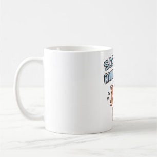 Nervous Red Panda Socially Awkward Funny Coffee Mug