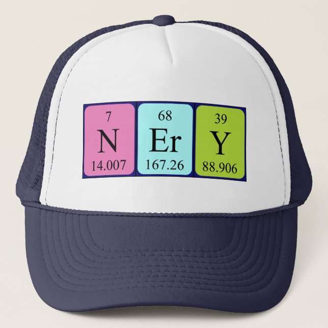 Nery periodic table name hat (Front)