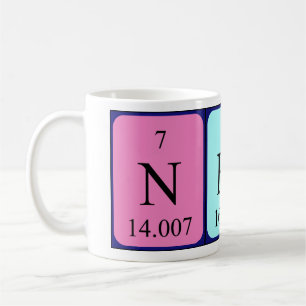 Nery periodic table name mug