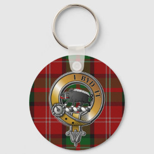 Nesbitt Tartan & Badge Keychain