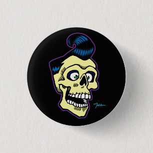 Ness Rockabilly 00 1 Inch Round Button