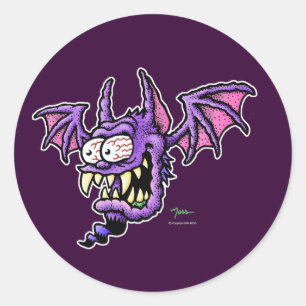 NESSBAT CLASSIC ROUND STICKER
