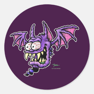 NESSBAT CLASSIC ROUND STICKER